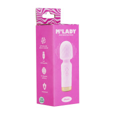 Мини-вибромассажер Wand, розовый M'Lady Mini Vibrating Wand Pink