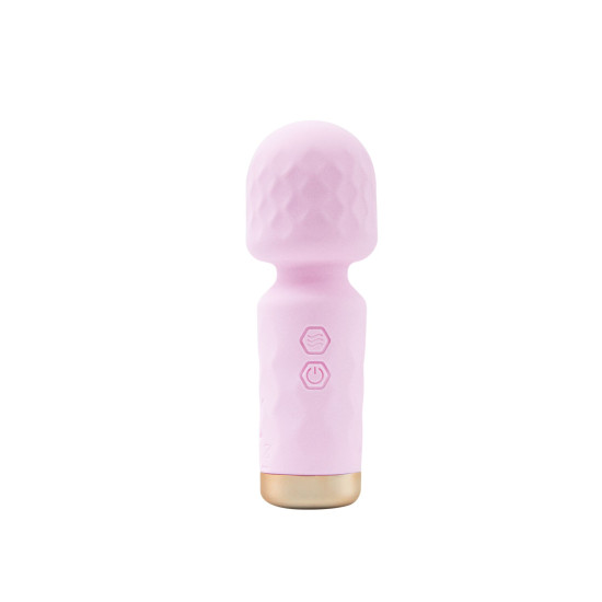 Міні-вібромасажер Wand, рожевий M'Lady Mini Vibrating Wand Pink