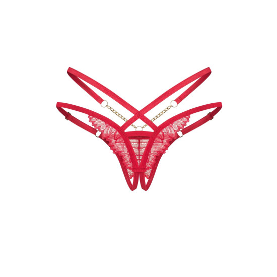 Трусики Obsessive Matildea Crotchless Thong, розмір L/XL