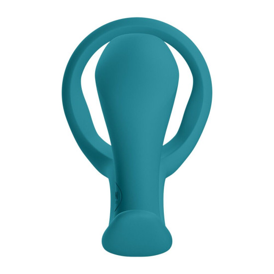 Анальная пробка с эрекционным кольцом, бутылочно-зеленая Fun Factory Bootie Ring Bottle Green