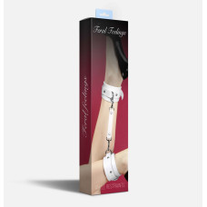 Шкіряні поножі, білі Feral Feelings Ankle Restraints White