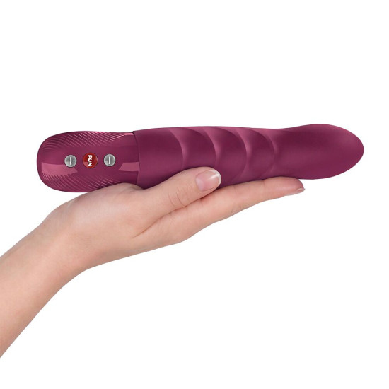 Перезаряжаемый пульсатор, 8 режимов работы, красный Fun Factory Stronic Deep Wine Red
