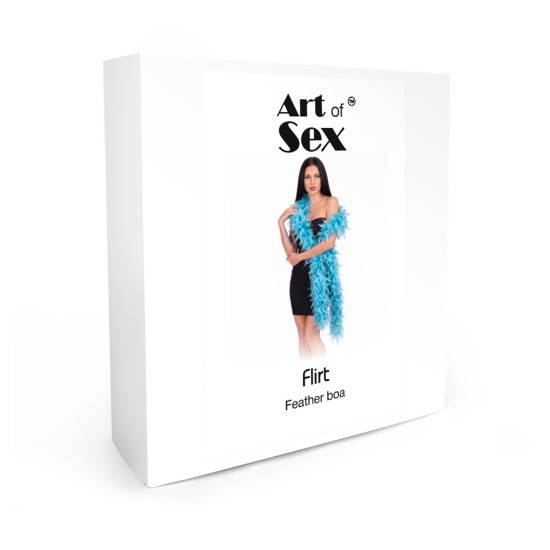 Боа з пір'я, довжина 2 м, блакитне Art of Sex