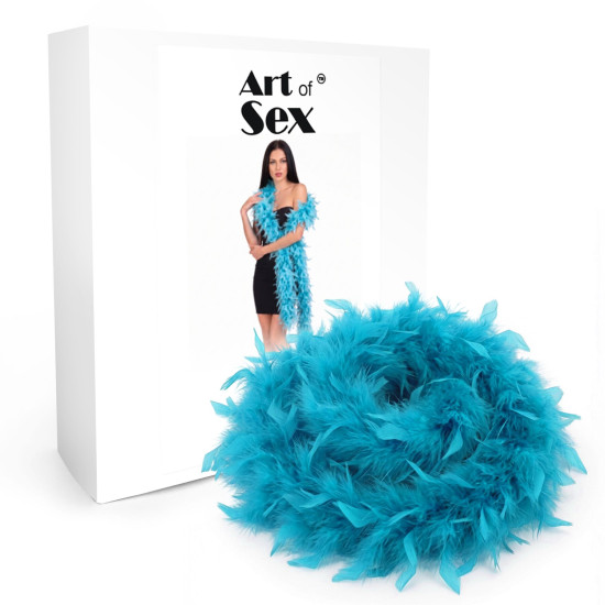 Боа з пір'я, довжина 2 м, блакитне Art of Sex