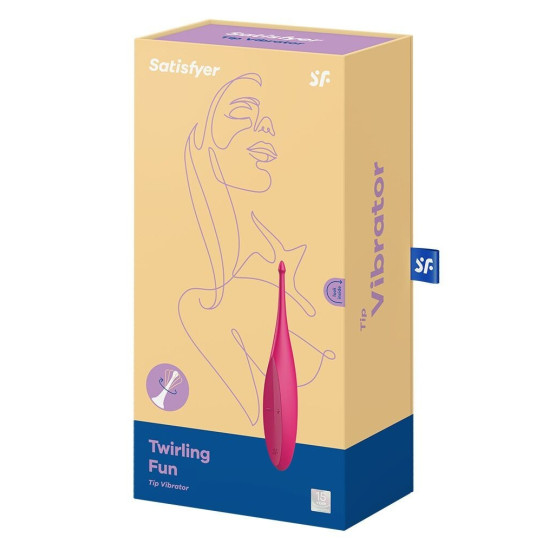 Вібратор для клітора, рожевий Satisfyer Twirling Fun Magenta