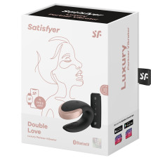 Смарт-вібратор для пар Satisfyer Double Love (Black) (м'ята упаковка!!!)