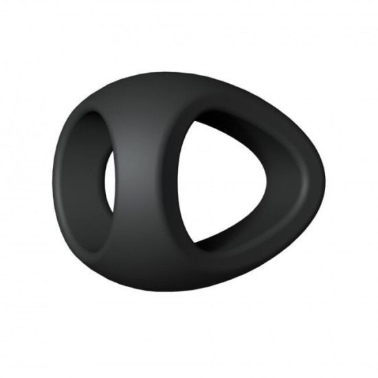 Ерекційне кільце подвійне, чорне Love To Love FLUX RING BLACK ONYX