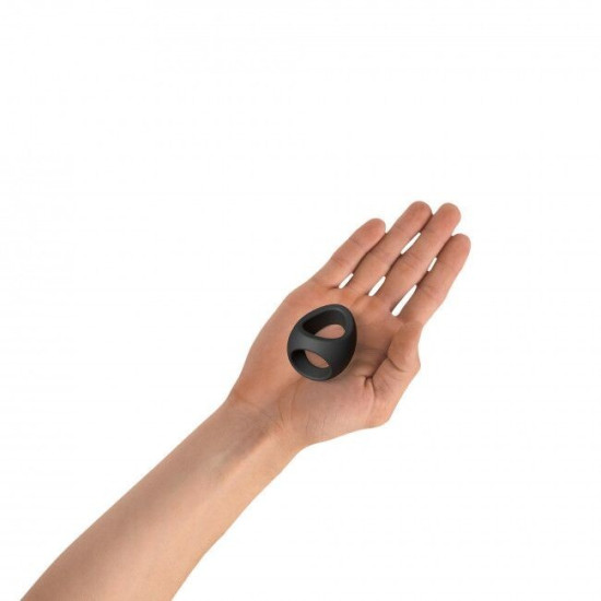 Ерекційне кільце подвійне, чорне Love To Love FLUX RING BLACK ONYX