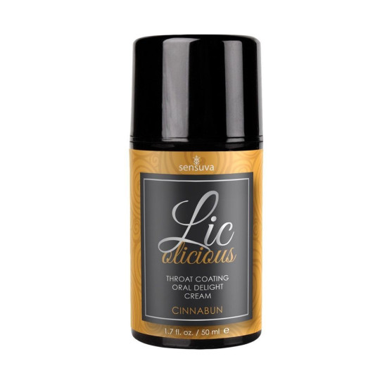 Гель для минета со вкусом корицы Sensuva Lic-o-licious Cinnabun, 50 ml