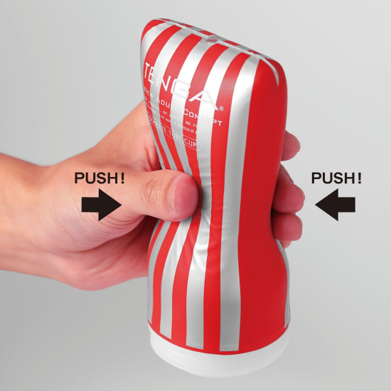 Здавлюваний мастурбатор з м'якою подушечкою Tenga Soft Case Cup