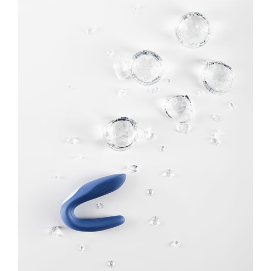 Вибратор для пар с двумя моторчиками Satisfyer Double Whale