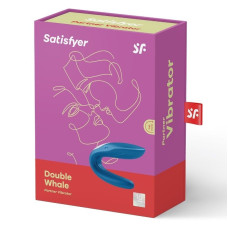 Вібратор для пар з двома моторчиками Satisfyer Double Whale