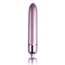 Вібропуля матова кольору ніжний бузок Rocks Off RO-90 мм Touch of Velvet Soft Lilac