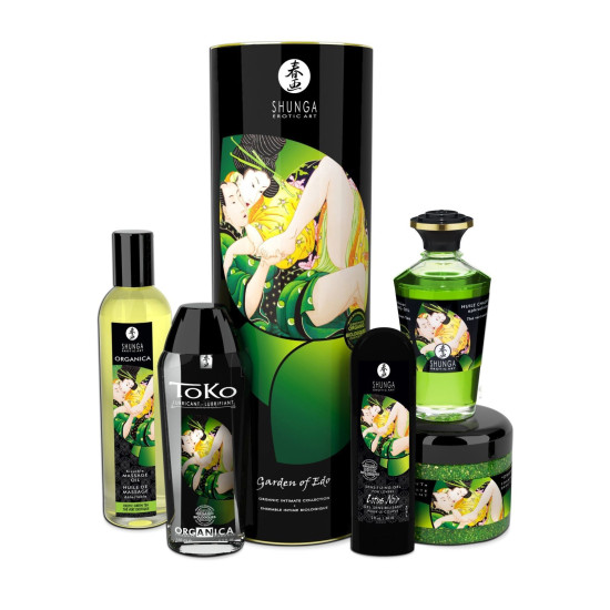 Подарочный набор с расслабляющим ароматом зеленого чая Shunga Garden of Edo Organic