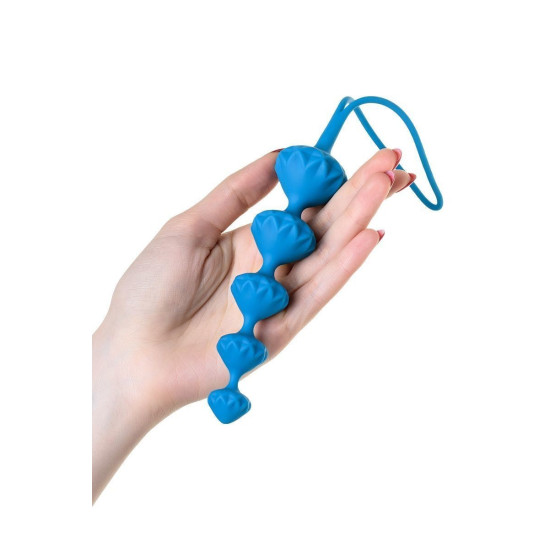 Набір силіконових анальних бус, макс. діаметр 3,3 см і 3,5 см Satisfyer Beads Colored