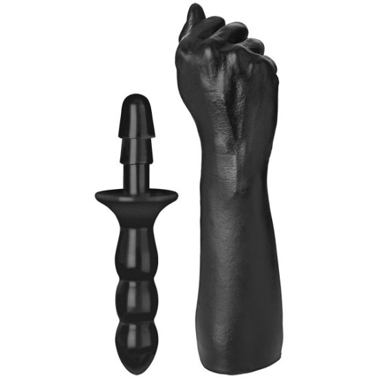 Кулак для фистинга с совместимой ручкой Vac-U-Lock, диаметр 7,6 см Doc Johnson Titanmen The Fist