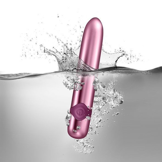 Вибратор мощный сиреневого цвета с цветной LED-подсветкой Rocks Off Havana Lilac