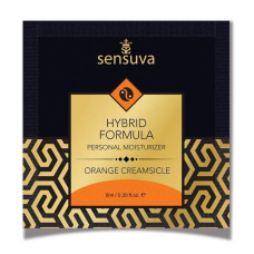 Пробник змазки на гібридній основі зі смаком апельсина Sensuva Hybrid Formula Orange Creamsicle, 6 ml