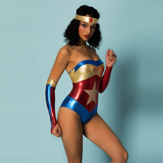 Еротичний рольовий костюм «Wonder Woman», S/M