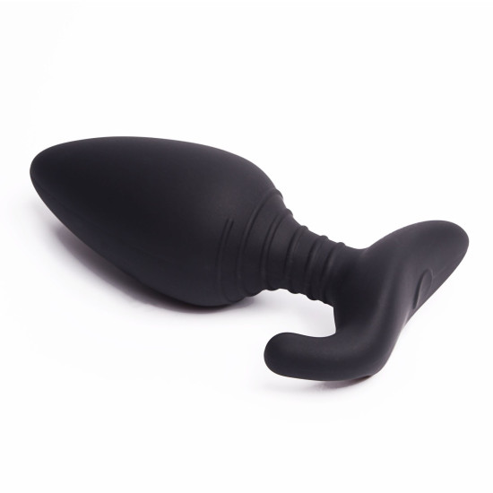 Анальная пробка с вибрацией, длина 9,7 см, диаметр 4,4 см, черная Lovense Hush L
