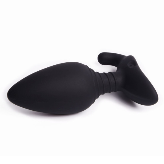 Анальная пробка с вибрацией, длина 9,7 см, диаметр 4,4 см, черная Lovense Hush L