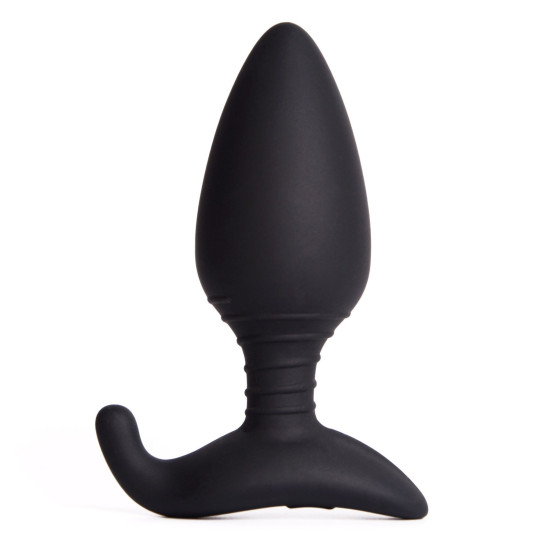 Анальная пробка с вибрацией, длина 9,7 см, диаметр 4,4 см, черная Lovense Hush L