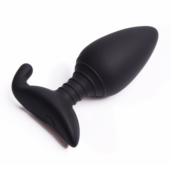 Анальная пробка с вибрацией, длина 9,7 см, диаметр 4,4 см, черная Lovense Hush L