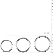 Набор металлических эрекционных колец Sinner Gear Unbendable Cock/Ball Ring & Glans Ring Set