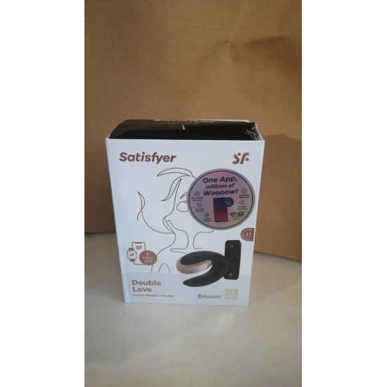 Смарт-вібратор для пар Satisfyer Double Love (Black) (м'ята упаковка!!!)