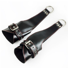 Поручні для підвісу, натуральна шкіра Fetish Hand Cuffs For Suspension