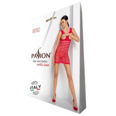 Еротичний бодістокінг, червоний Passion BS092 Red