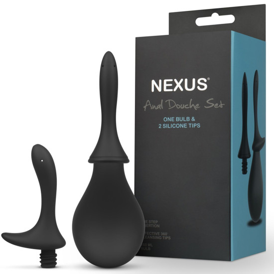 Анальный душ с двумя насадками Nexus Anal Douche Set, 250 ml