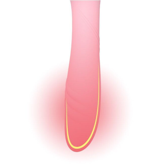 Пульсатор с подогревом и турборежимом, розовый Zalo Sweet Magic Desire Fairy Pink