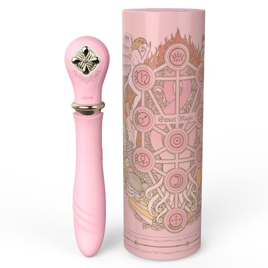 Пульсатор с подогревом и турборежимом, розовый Zalo Sweet Magic Desire Fairy Pink
