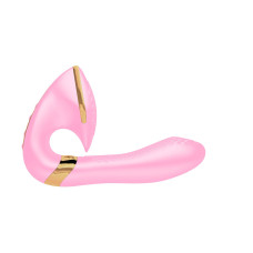 Вагинально-клиторальный вибратор, светло-розовый Shunga Soyo Light Pink