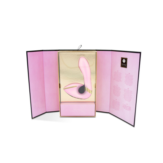 Вагінально-кліторальний вібратор, світло-рожевий Shunga Soyo Light Pink
