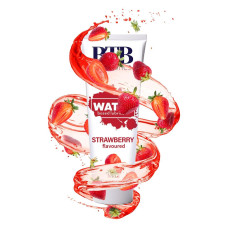 Інтимна змазка з ароматом полуниці на водній основі BTB FLAVORED STRAWBERRY, 100 ml