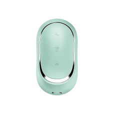 Вакуумний стимулятор з вібрацією, м'ятний Satisfyer Pro To Go 2 Mint
