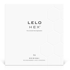 Тонкі та суперміцні презервативи LELO HEX Condoms Original, 36 шт.