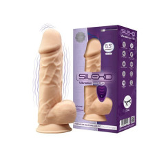 Фаллоимитатор с вибрацией, длина 21,8 см, диаметр 4,5 см SilexD Norman Vibro Flesh Model 1 Size 8.5in + LRS