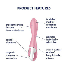 Вібратор точки G з функцією надування Satisfyer Air Pump Vibrator 2