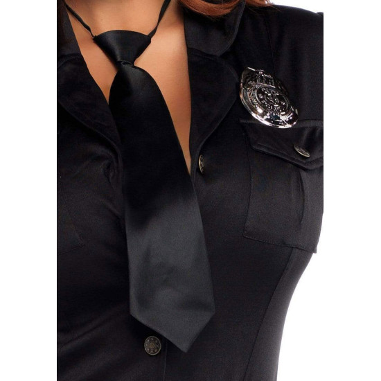 Еротичний костюм поліцейської (6 предметів) Leg Avenue Dirty Cop, XL