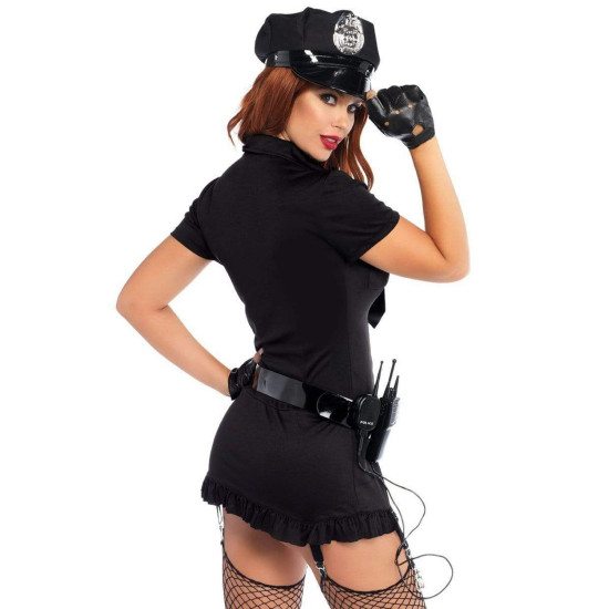 Еротичний костюм поліцейської (6 предметів) Leg Avenue Dirty Cop, XL