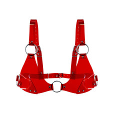 Ліф класичний, червоний прозорий Feral Feelings Bikini Top Red Transparent