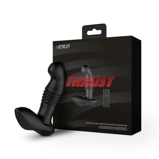 Масажер простати з пульсацією, чорний Nexus Thrust Prostate Edition