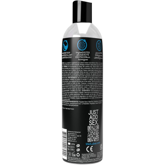 Охлаждающая смазка на водно-силиконовой основе Wet Extra Sensations Tingling, 118 ml