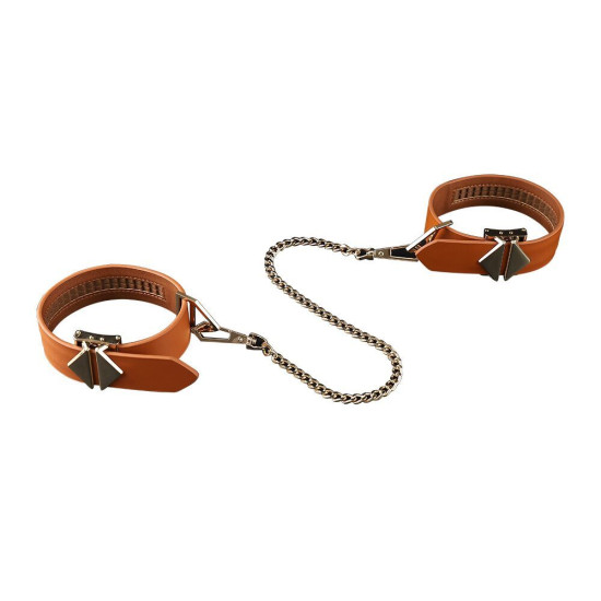 Набор из 8 ремней для связывания, коричневый Lockink 8-Bondage-Straps Restraint Set Brown