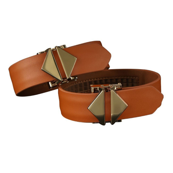 Набор из 8 ремней для связывания, коричневый Lockink 8-Bondage-Straps Restraint Set Brown