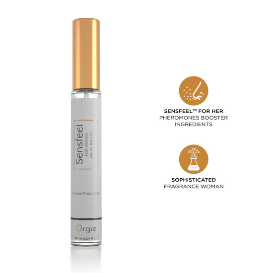 Парфуми з феромонами для жінок (квітково-фруктовий аромат) Orgie Sensfeel for Woman Travel Size, 10 ml