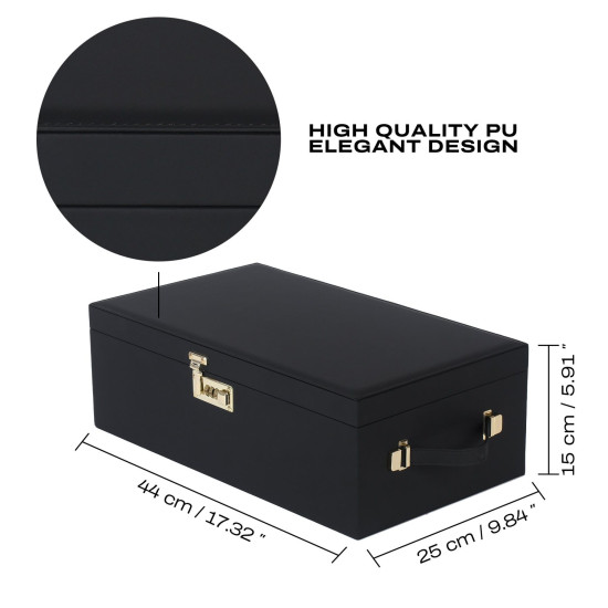 Кейс для игрушек Prestige Edition, черный Dorcel Le Coffret